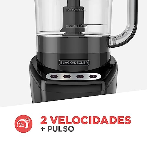 Procesador de Alimentos Black Decker, Mezcla, Pica, Rebana y Ralla.