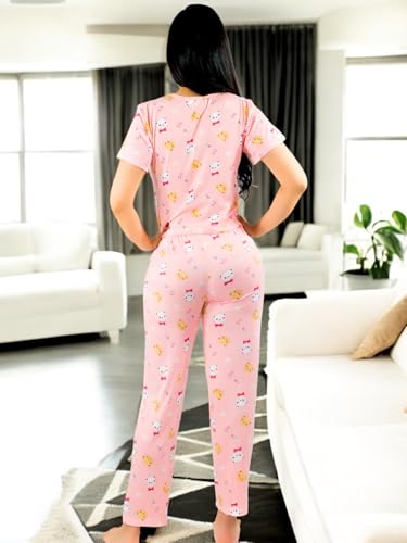 Pijama De 3 Piezas Mujer Pantalon Short Y Playera A Juego