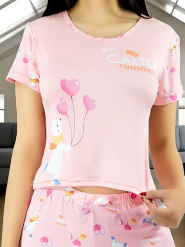 Pijama De 3 Piezas Mujer Pantalon Short Y Playera A Juego