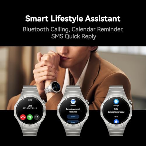 Smartwatch Huawei Watch GT4 (GPS) 46mm Negro Mate, hasta 7 Días de Batería.