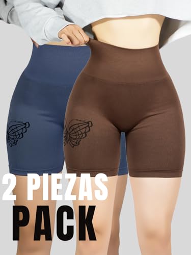 Set De 2 Short Mujer Shores Deportivo Casual Chort Push Up