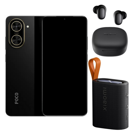 Xiaomi Poco C71 128gb Rom4gb Ram + Buds 6 play + Bocina Xiaomi Sound Pocket