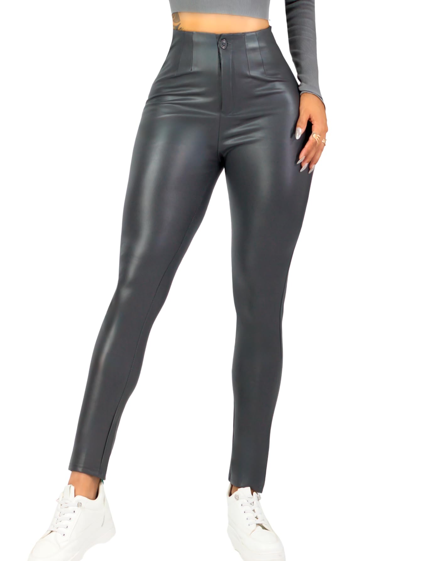 Leggings Faja Alta Grueso Leggins Reduce Abdomen Vientre Cintura Legins  Mallon de Mujer Mallas Elegantes Malones de Talle Extra Alto