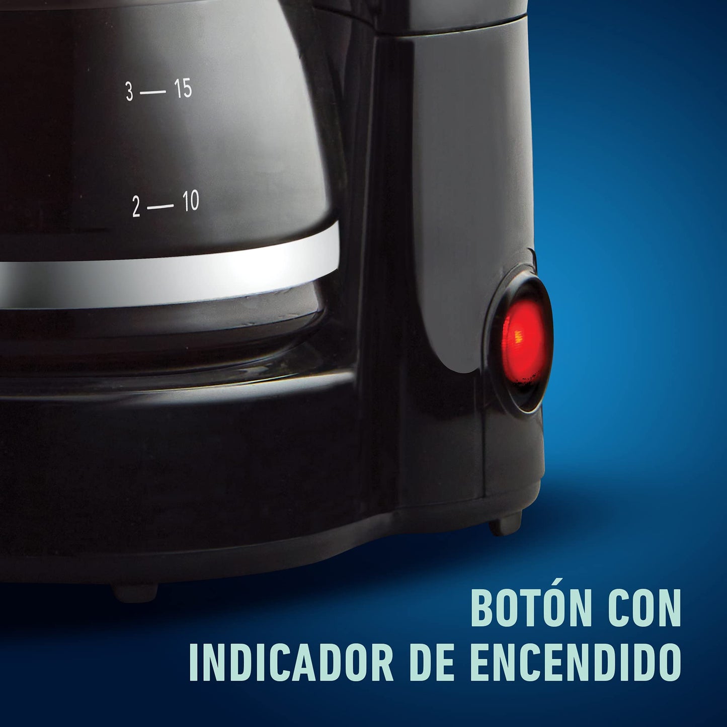 Cafetera Oster 5 Tazas, con Filtros Permanente. Negro