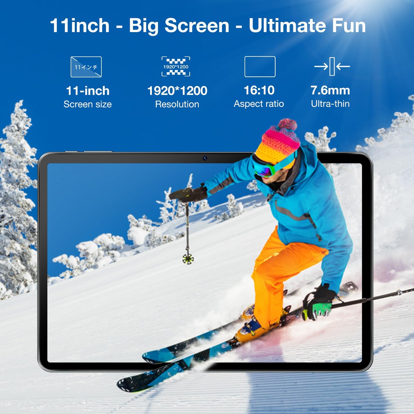 Tablet 11 Pulgadas DOOGEE T30S 2.4K y 16GB RAM 256GB ROM (1TB TF), Batería 8580mAh, Dual SIM 4G Tablets Android 13