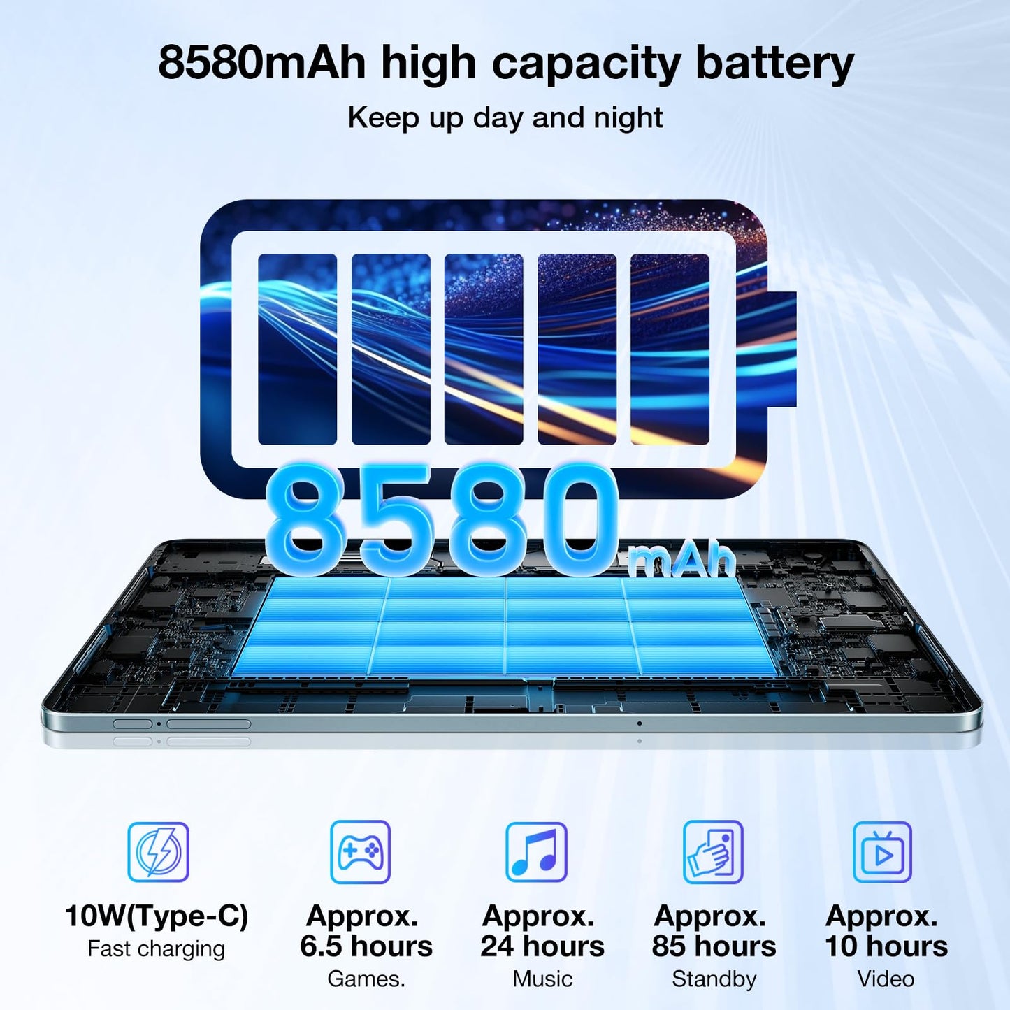 Tablet 11 Pulgadas DOOGEE T30S 2.4K y 16GB RAM 256GB ROM (1TB TF), Batería 8580mAh, Dual SIM 4G Tablets Android 13