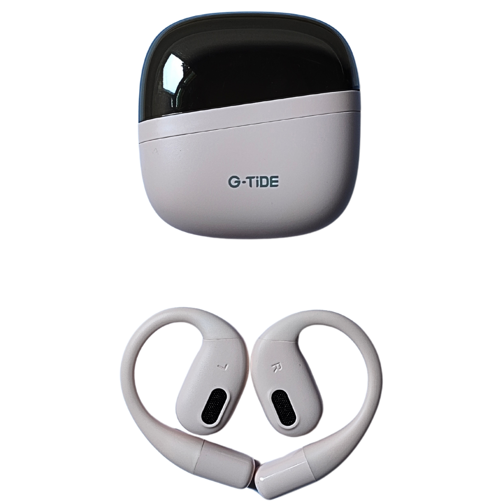 Audífonos Anticaídas G-tide OWS 8 Rosa. Bluetooth 5.4, Cancelación de Ruido y Sonido Hi-Fi