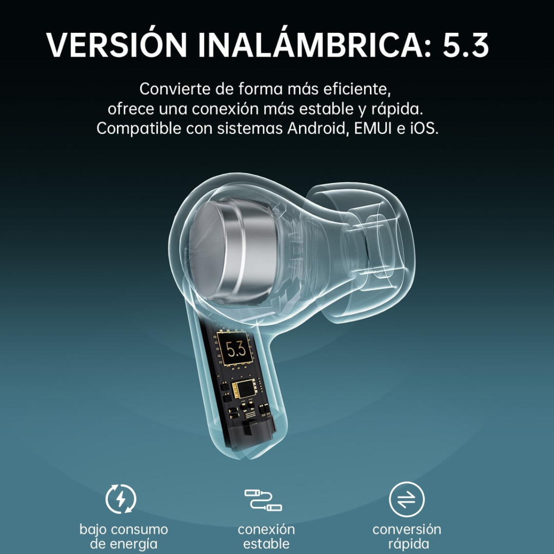 Smartwatch Dama Rosé + Audífonos G-Tide L42 Bluetooth Rosa
