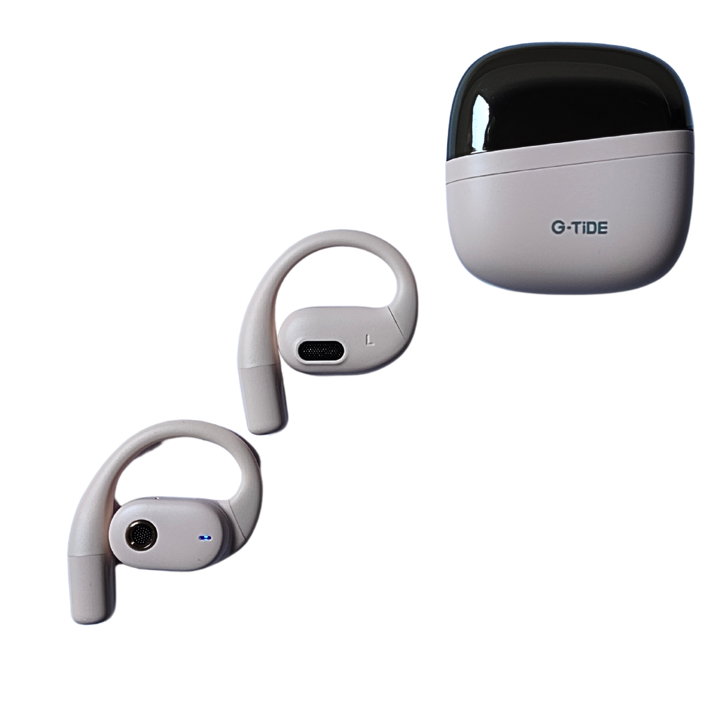 Audífonos Anticaídas G-tide OWS 8 Rosa. Bluetooth 5.4, Cancelación de Ruido y Sonido Hi-Fi