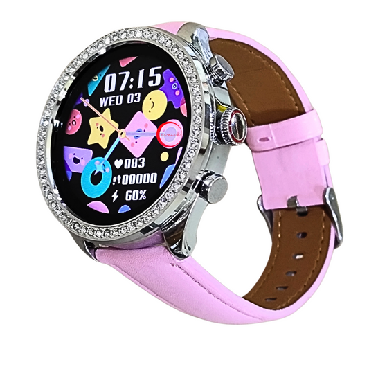 Smartwatch Bossney WS GS83 Rosa – Elegancia y Tecnología Salud, llamadas, deportes y notificaciones
