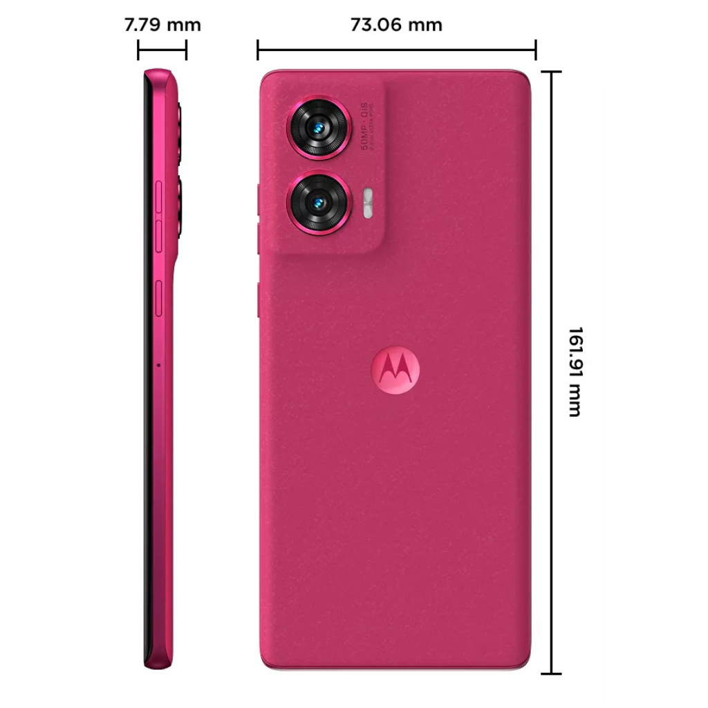 Motorola Edge 50 Fusion 12GB RAM 512GB, 50MP con Redmi buds 6 active y Smartwatch R5 rosa