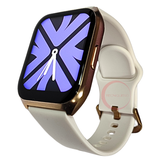 Smartwatch Filwans GTS Mini Pantalla 1.85 Pulgadas 78 Modos Deportivos Llamadas Bluetooth IP68 Bateria 250mAh, Dorada