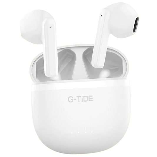 G-Tide L1 Auriculares Bluetooth 5.3, diseño ergonómico, funda de silicona