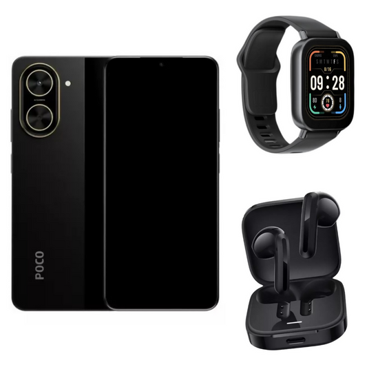 Xiaomi Poco C71 128gb Rom4gb Ram + Buds 6 Active + Watch 5 Active