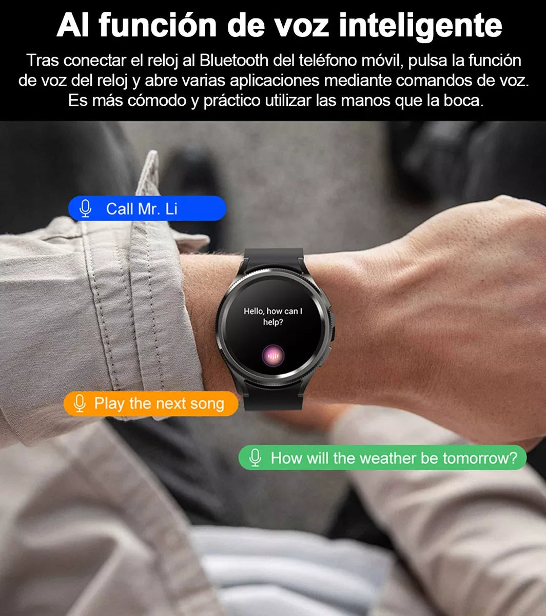 Reloj Inteligente Samartwatch Hombre Smartwatch Deportivo 1.46 Llamadas