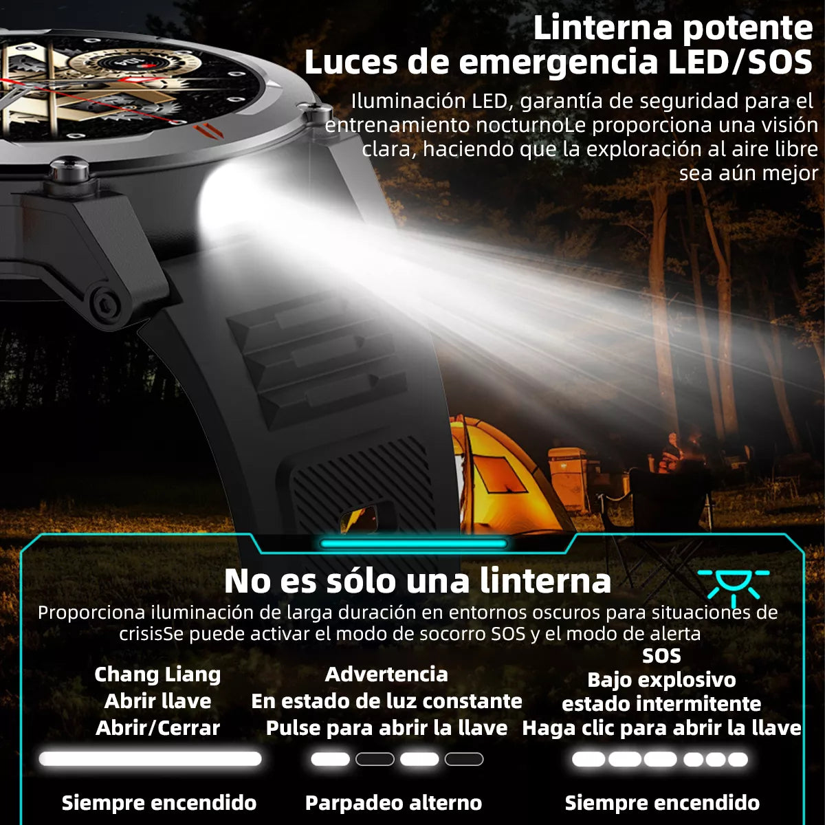 Smartwatch Deportivo 1.52" con Monitoreo de Frecuencia Cardíaca, Oxígeno en Sangre y Llamadas Bluetooth