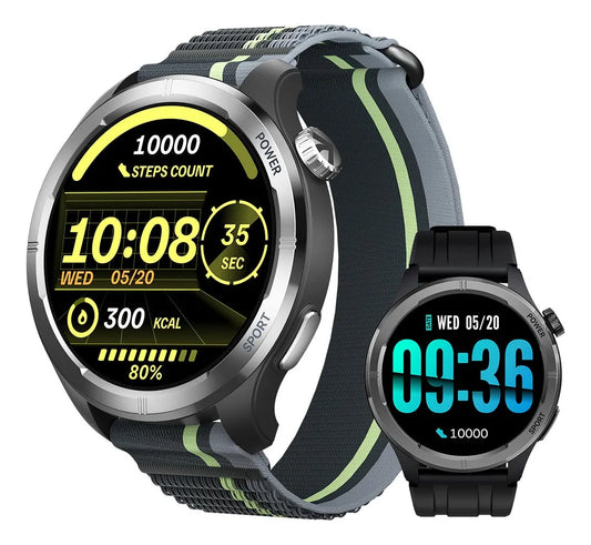 Reloj Smartwatch Inteligente Filwans GTR Lite 1.53" Hombre Mujer Bluetooth Llamadas IP68 Deportivo Impermeable Por Bluetooth Smart Watch Negro