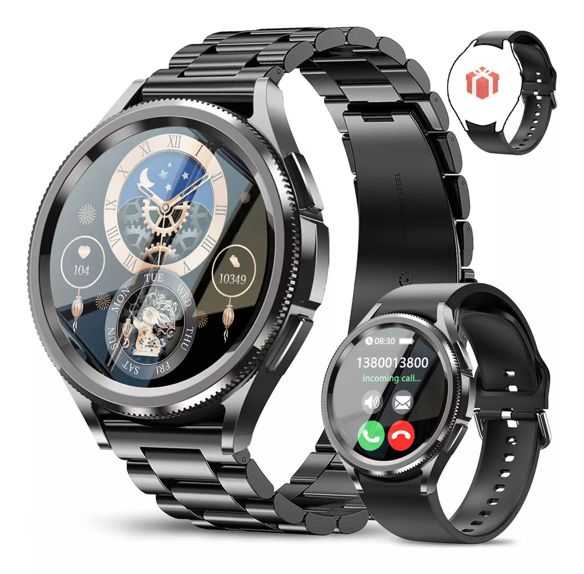 Reloj Inteligente Samartwatch Hombre Smartwatch Deportivo 1.46 Llamadas