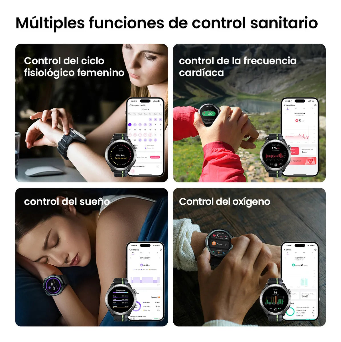 Reloj Smartwatch Inteligente Filwans GTR Lite 1.53" Hombre Mujer Bluetooth Llamadas IP68 Deportivo Impermeable Por Bluetooth Smart Watch Negro