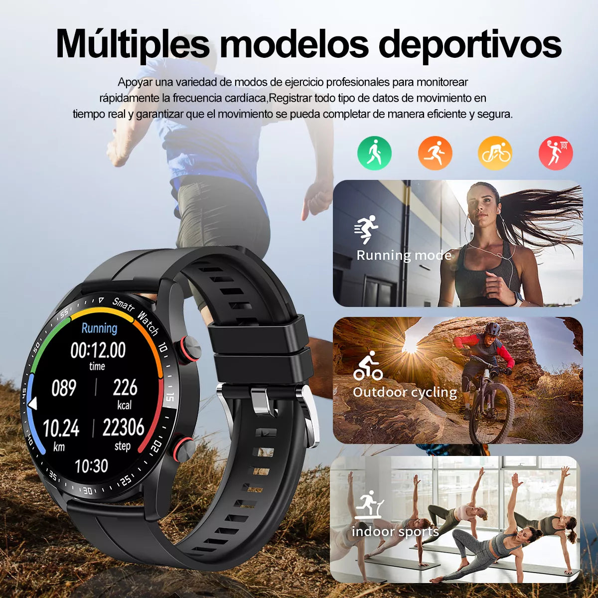 Reloj Inteligente con Llamada Bluetooth Estilo Tecnología y Rendimiento en tu Muñeca