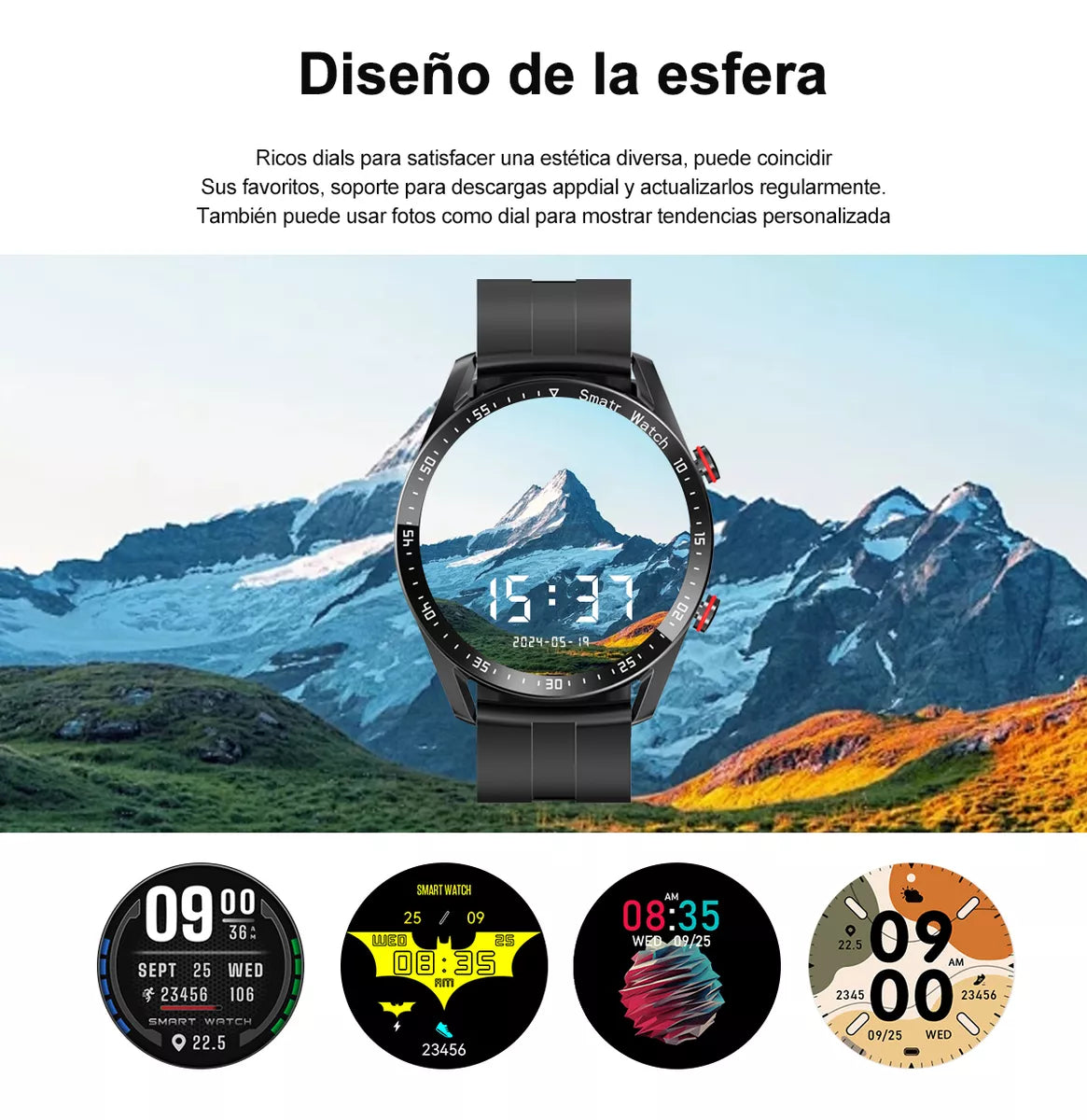 Reloj Inteligente con Llamada Bluetooth Estilo Tecnología y Rendimiento en tu Muñeca