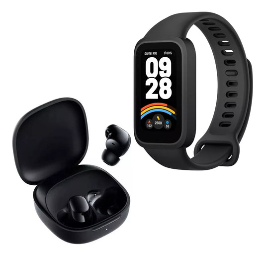 Xiaomi Smartband 9 Active Y Audífonos Xiaomi Buds 6 Play