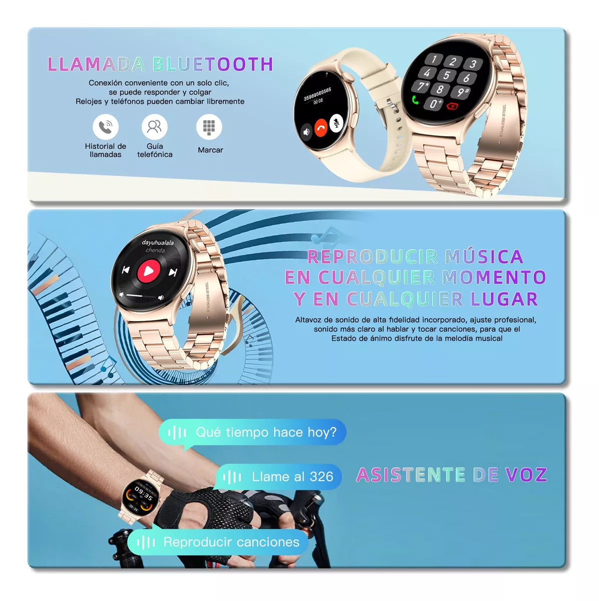Smartwatch 1.43'' AMOLED Reloj Inteligente Deportivo Salud – Características del Producto