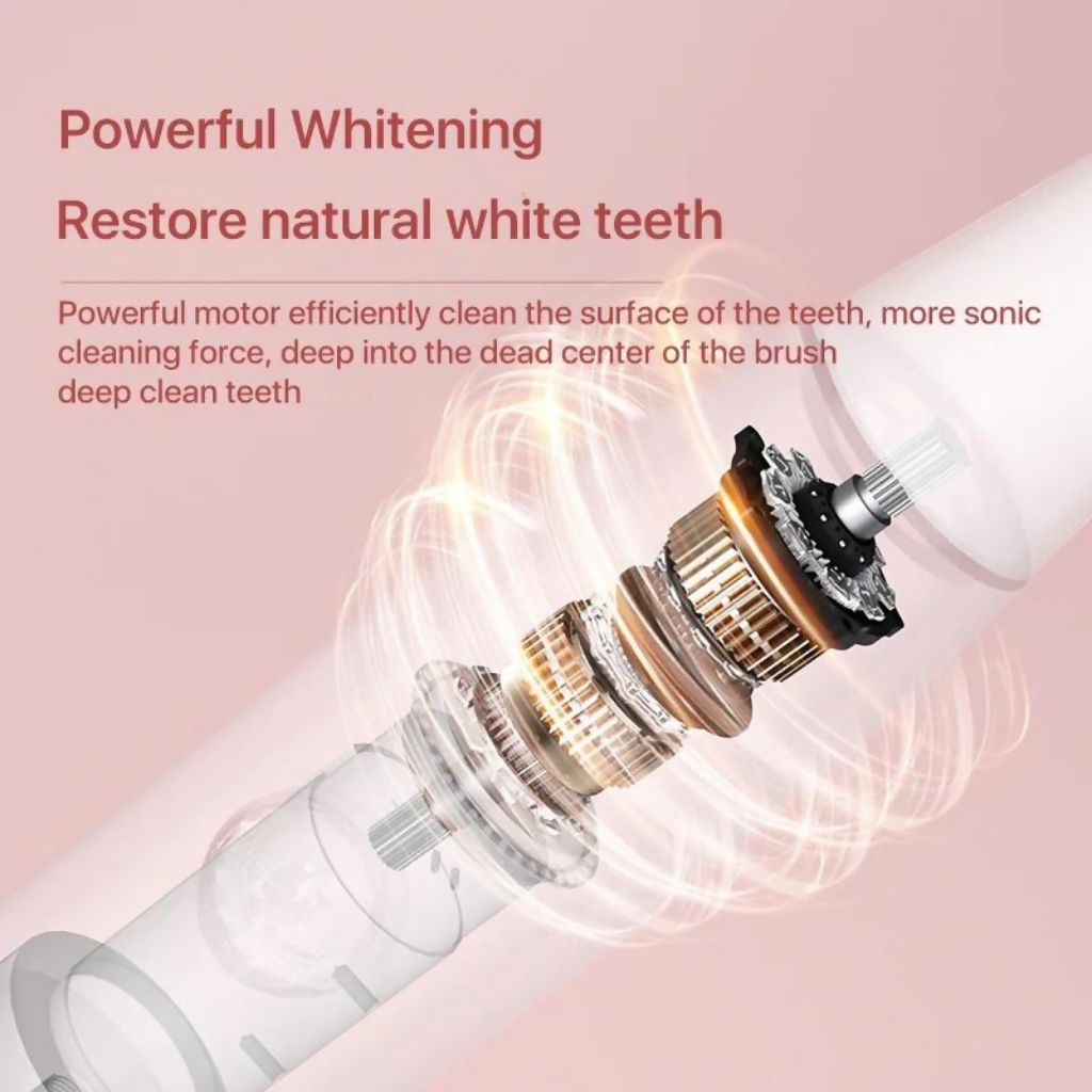 Cepillo de dientes eléctrico sónico Bomidi T501. Vibración de alta frecuencia. Blanqueamiento. Resistente al agua