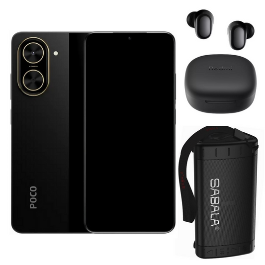 Xiaomi Poco C71 128gb Rom4gb Ram + Buds 6 play + Bocina Sabala DR 901