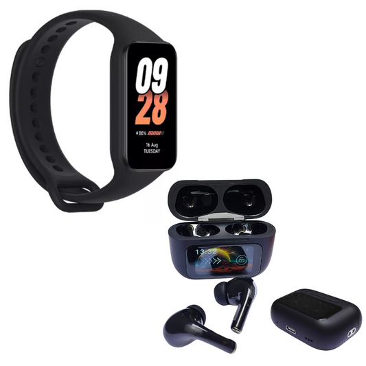 Xiaomi Smartband 8 Active con Audífonos con pantalla táctil Elibom Beats Flyer