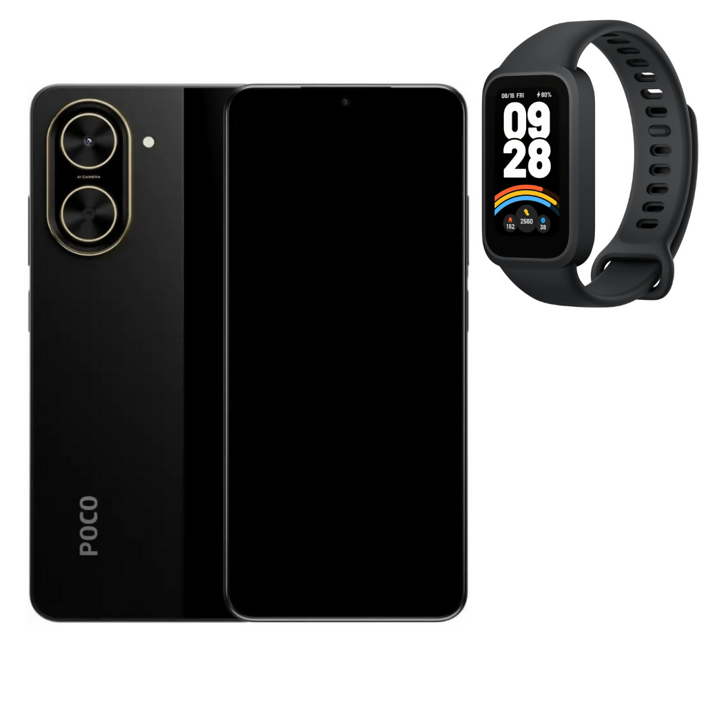Xiaomi Poco C71 128gb Rom/4gb Ram + Band 9 Active NEGRO