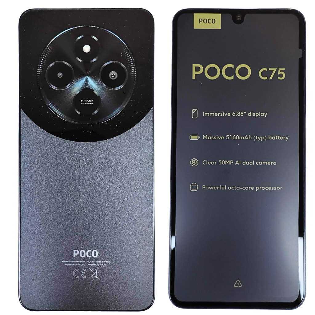 Xiaomi POCO C75 NFCスマートフォン 8+256GB グリーン POCO C75