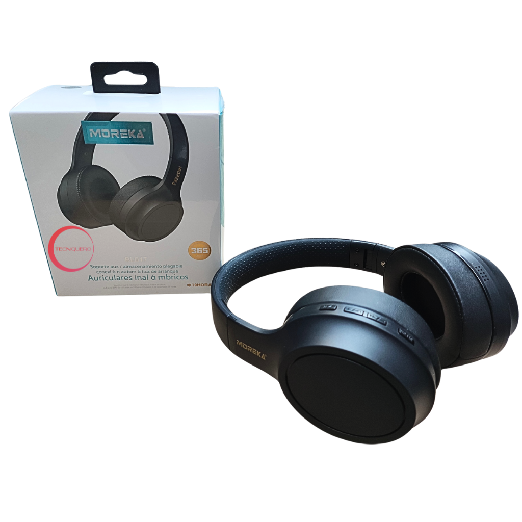 Audífonos Diadema Bluetooth 5.4 Moreka 19 Horas