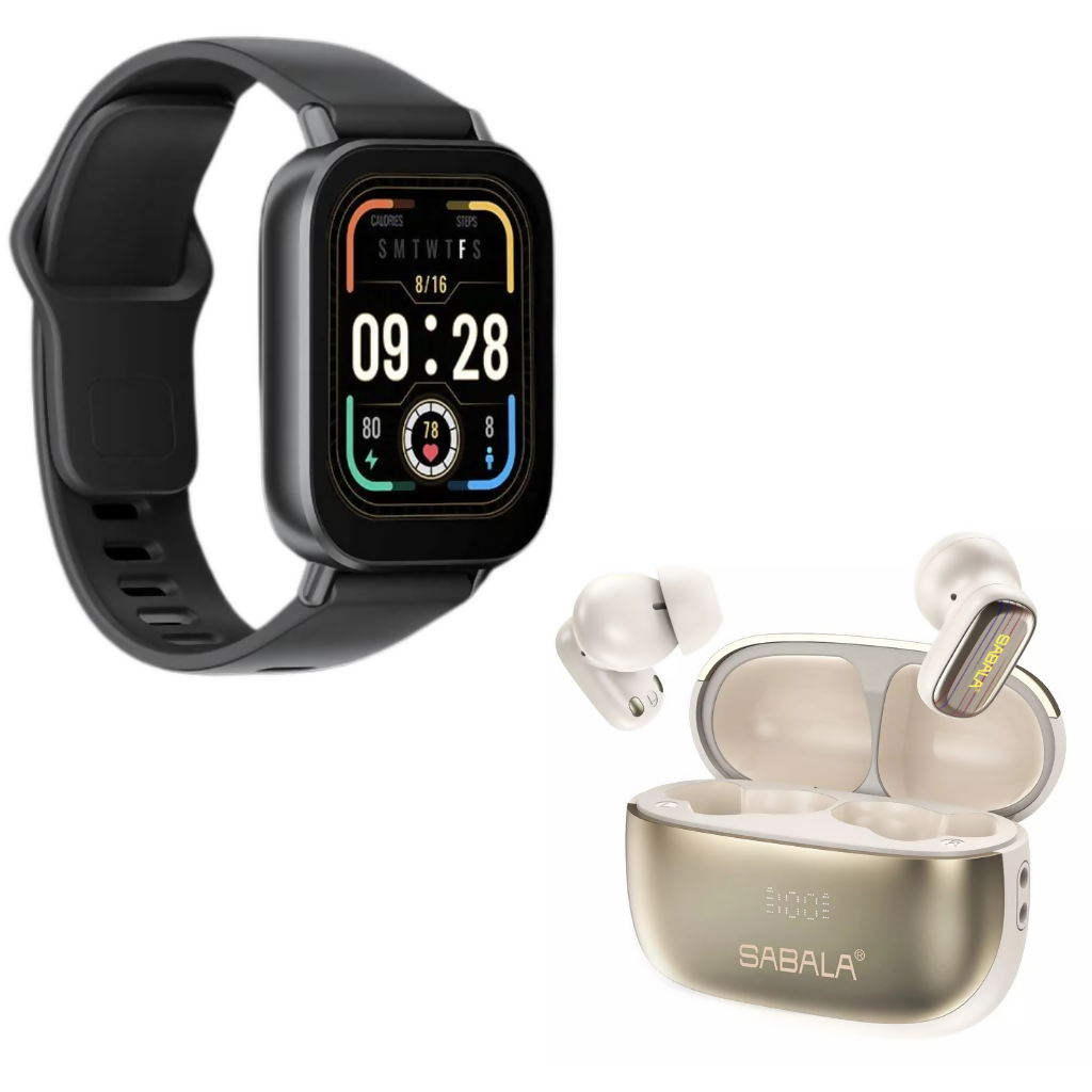 Auriculares Bluetooth Reloj Con AudÃfonos Xiaomi Olik Smartwatch+