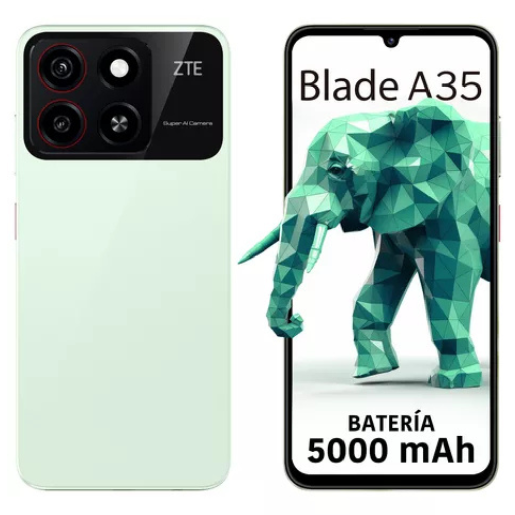 Celular Zte A35 Verde 64gb 2Gb Ram