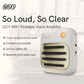 Bocina QCY Bluetooth con Diadema Amplifica Voz, Música, Batería hasta 28 Horas.
