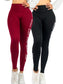 Pack de 2 Leggings Casuales de Mujer de Yoga para Dama y Cintura Alta Pantalones Ajustados con Control de Abdomen no transparentan