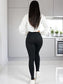 Pack de 2 Leggings Casuales de Mujer de Yoga para Dama y Cintura Alta Pantalones Ajustados con Control de Abdomen no transparentan