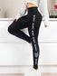 Pack de 2 Leggings Casuales de Mujer de Yoga para Dama y Cintura Alta Pantalones Ajustados con Control de Abdomen no transparentan