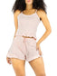 Conjunto de Pijama para Dama, Playera de Verano y Pantalones Cortos, Conjunto de Ropa de Dormir Suave Y Muy Ligera