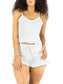 Conjunto de Pijama para Dama, Playera de Verano y Pantalones Cortos, Conjunto de Ropa de Dormir Suave Y Muy Ligera