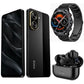 Smartphone XIAOMI POCO C71 4/128 GB Negro con Smartwatch FILWANS GTR Negro y Audifonos G-Tide L22 Negro