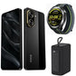 Smartphone XIAOMI POCO C71 4/128 GB (Negro) con Smartwatch FILWANS GTR Lite (Negro) y Bocina 1HORA BOC244