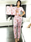 Pijama De 3 Piezas Mujer Pantalon Short Y Playera A Juego