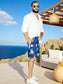 Short Hombre Traje de Baño o Casual Cintura Ajustable y Bolsas