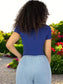 Set 2 Player Mujer Texturizada Casual Stretch Blusa Dama Top