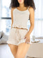 Conjunto de Pijama para Dama, Playera de Verano y Pantalones Cortos, Conjunto de Ropa de Dormir Suave Y Muy Ligera