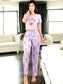Pijama De 3 Piezas Mujer Pantalon Short Y Playera A Juego