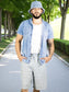 Short Hombre Casual Cintura Ajustable Detalles Texturizados Diseño Moderno