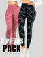 Set De 2 Legging Mujer Mallones Leggins Mayon Mallas